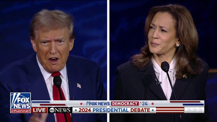 harris mocked for exaggerated facial expressions as trump spoke at debate comes across fake and weak