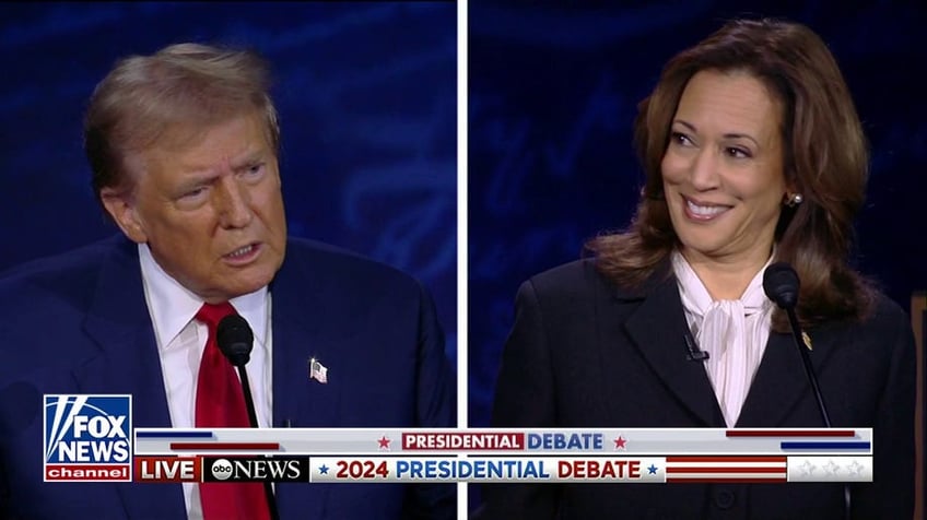 harris mocked for exaggerated facial expressions as trump spoke at debate comes across fake and weak