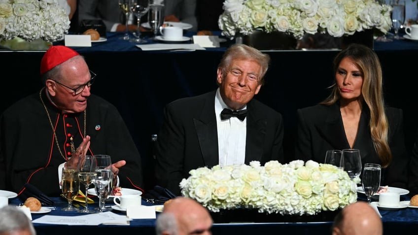 Trump at Al Smith dinner