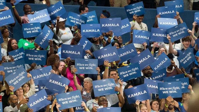 Harris supporters in Atlanta