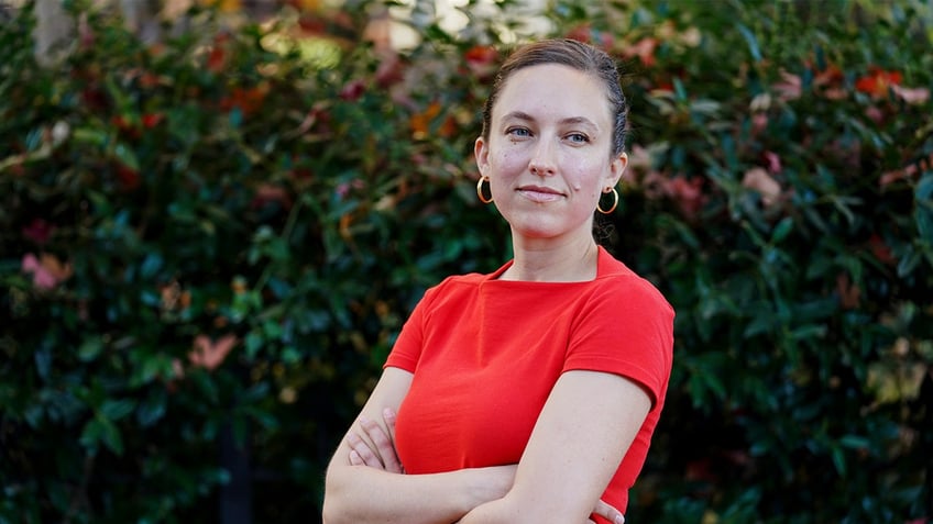 Camila Thorndike, the director of policy programs at the nonprofit climate group Rewiring America, is among a growing number of people who have begun to factor climate change into their decisions about whether to have children, Nov. 7, 2022 in Washington, D.C.