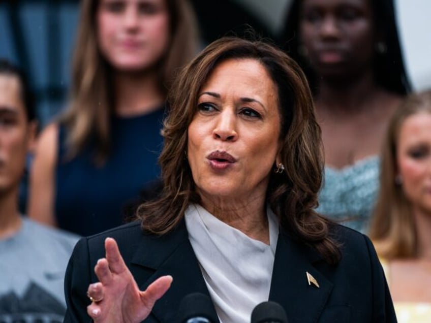 WASHINGTON, DC July 22, 2024: Vice President Kamala Harris speaks during an event with NCA