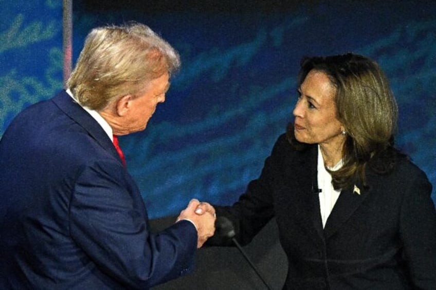 Democratic presidential candidate Kamala Harris accused her Republican rival Donald Trump