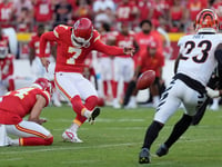 Harrison Butker buries 51-yard field goal to lift Chiefs over Bengals in wild game