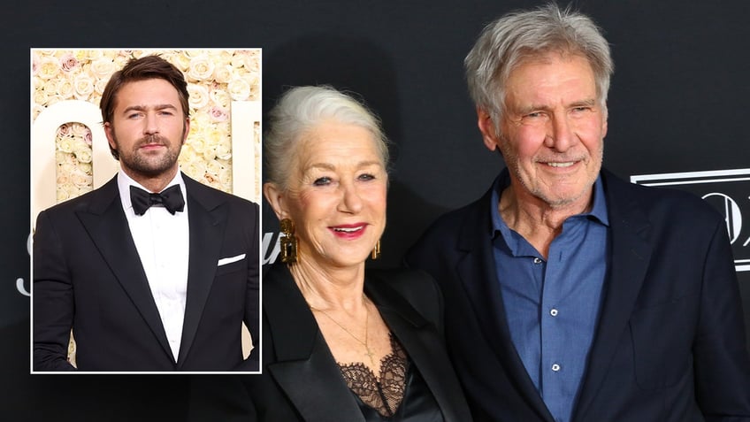 Brandon Sklenar, Helen Mirren and Harrison Ford