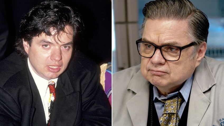 Oliver Platt then and now split