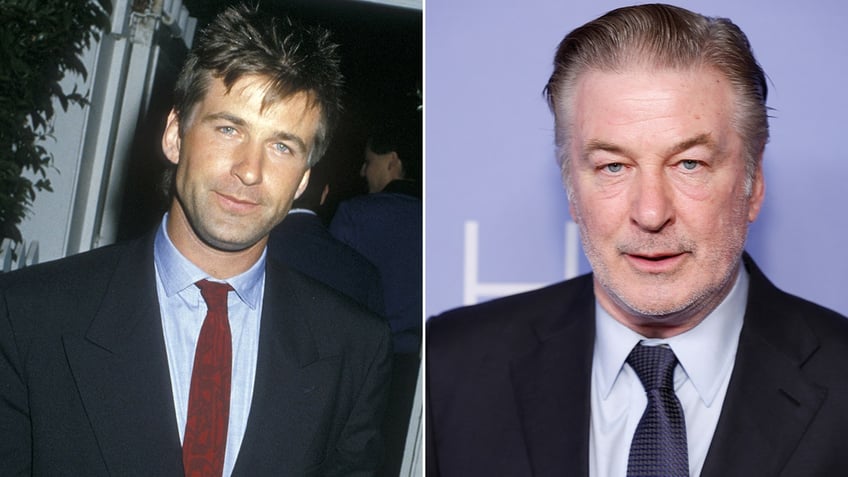 Alec Baldwin then and now split