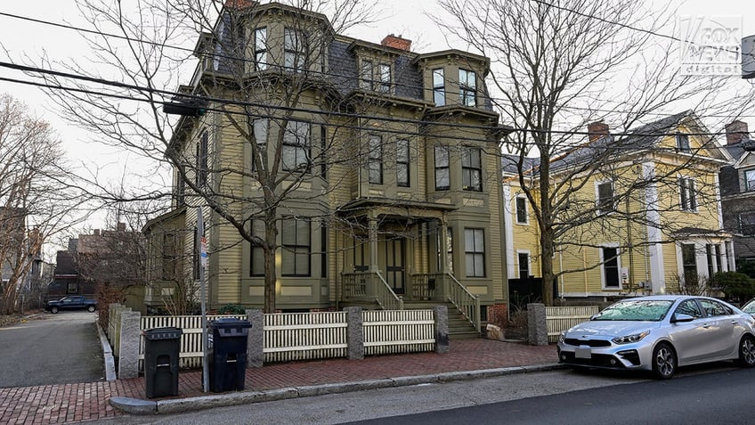 The property 16 Sumner Road is seen in Cambridge, Mass