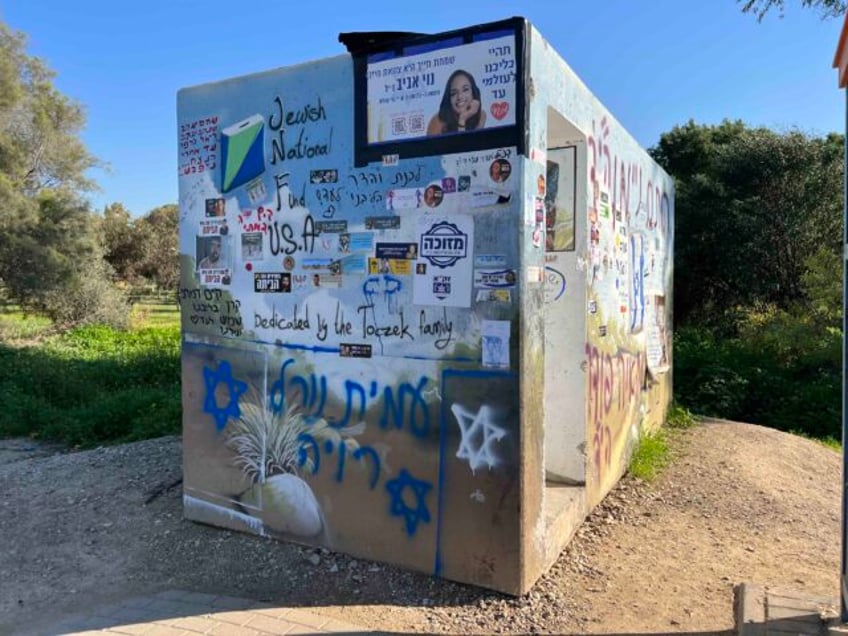 haunting memorial to victims of hamas at supernova music festival