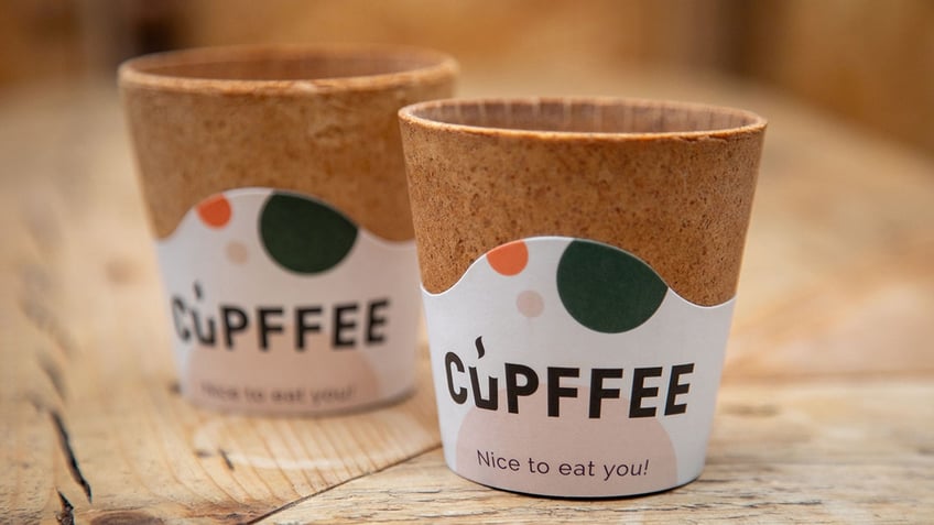 have your cup and eat it too coffee shop introduces edible cups in an effort to cut down on waste