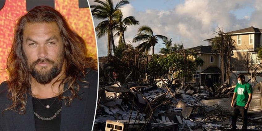 hawaiian actor jason momoa implores public not to visit maui as wildfire devastation rages on