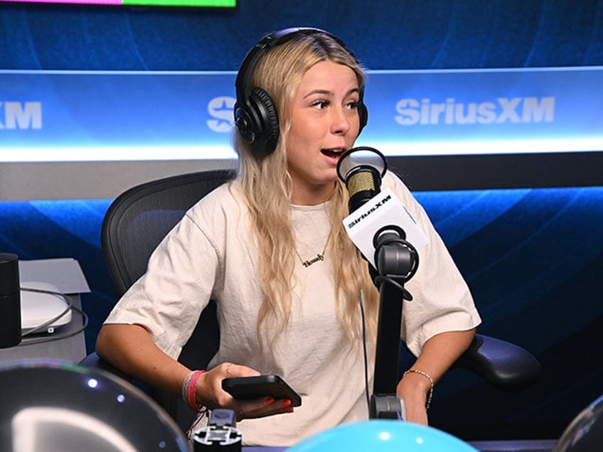 Haliey Welch appears at SiriusXM Studios on July 31, 2024 in Los Angeles, California. (Pho