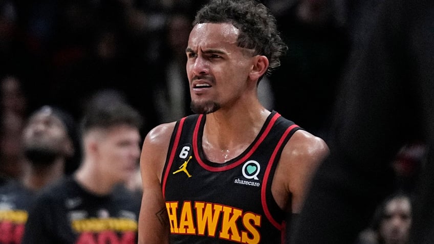 Trae Young looks confused