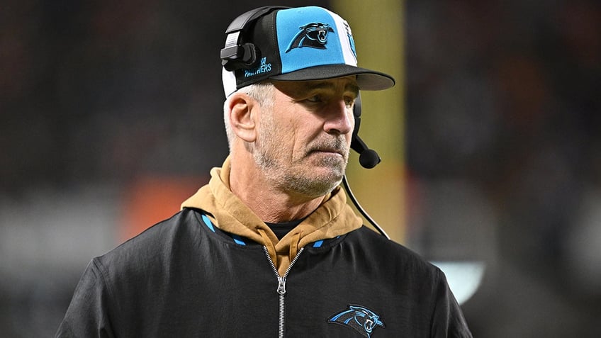 hayden hurst not shocked panthers fired frank reich amid disastrous season discusses how team moves forward