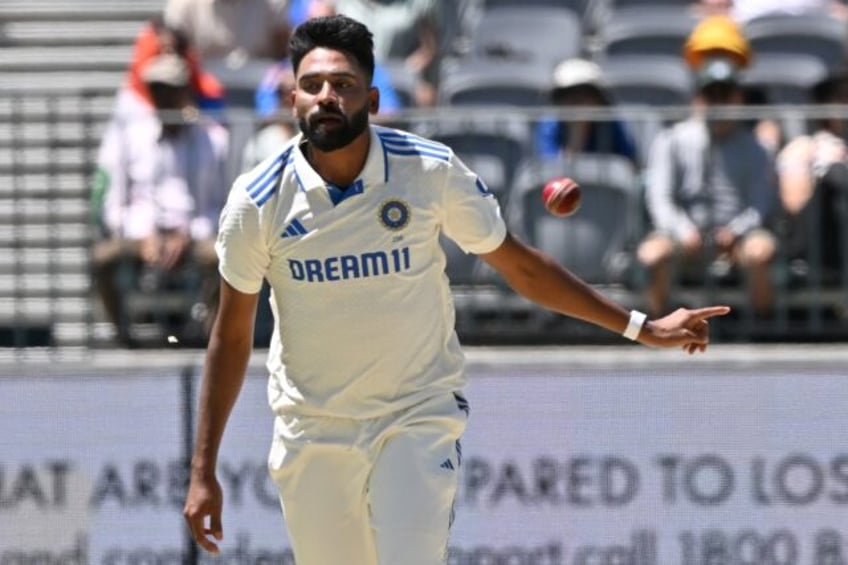 India's Mohammed Siraj took two wickets before lunch on day four of the frst Test against