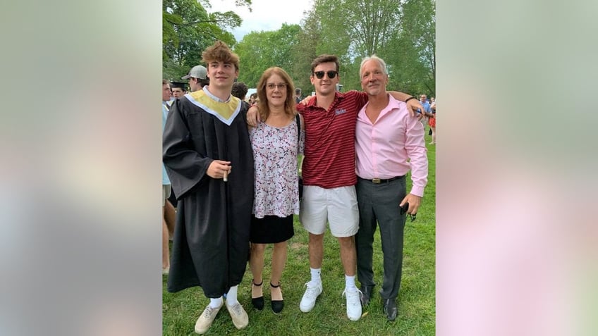 From left to right: Nicholas Donofrio, Dina Donofrio, Louie Donofrio, and Louis Donofrio