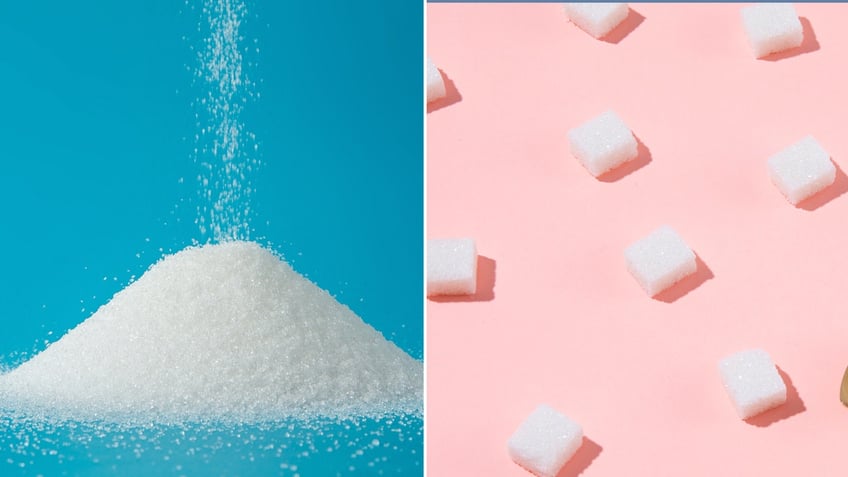 Sugar and sugar cubes