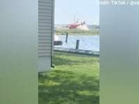 Heart-stopping video shows helicopter flip and crash near Michigan waterfront restaurant