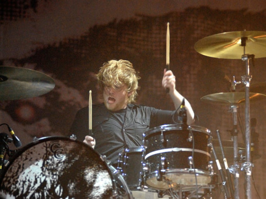 ATLANTA - AUGUST 07: Drummer Bob Bryar of My Chemical Romance performs live at the Hi Fi B