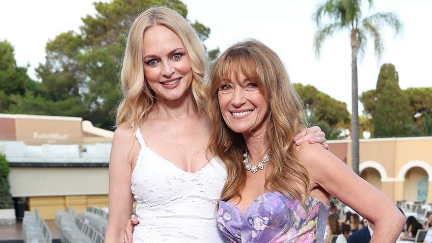 Heather Graham and Jane Seymour smiling