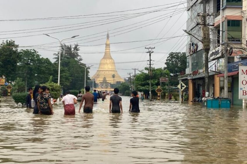 heavy flooding in southern myanmar displaces more than 14000 people