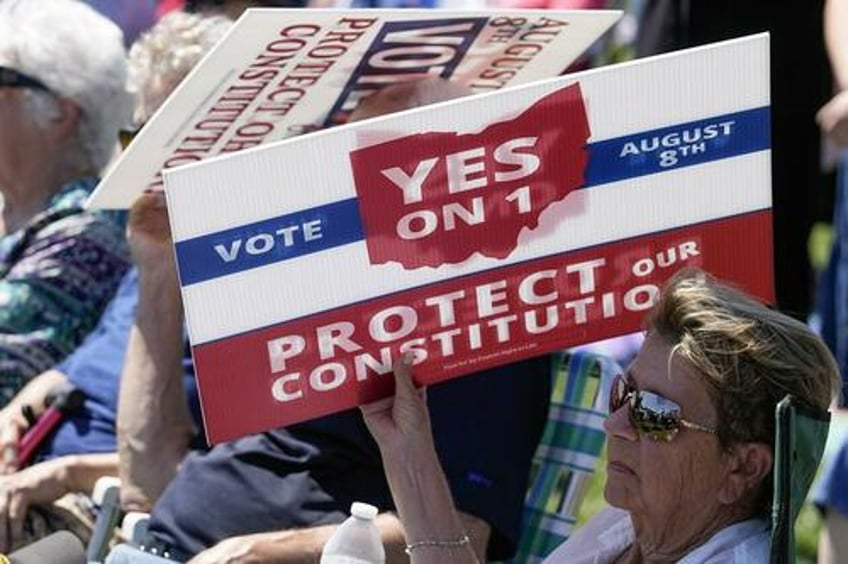 heavy turnout as ohio constitution vote nears tuesday finish 