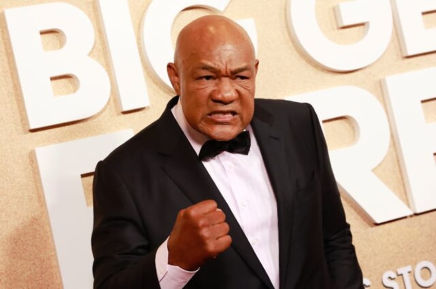 George Foreman, who has died aged 76, attends an event in Los Angeles in 2023