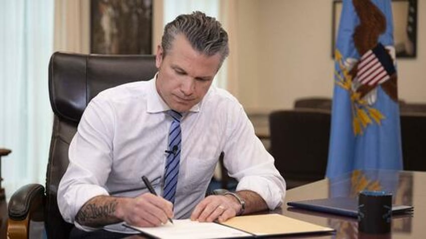 hegseth confirms pentagon will no longer participate in globalist forum