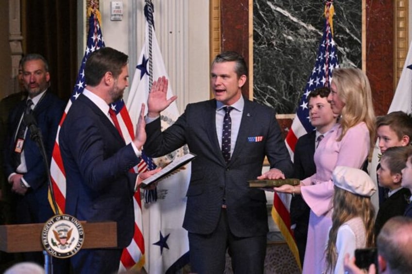 Hegseth's nomination passed the Senate after Vice President J.D. Vance cast a tie-breaking