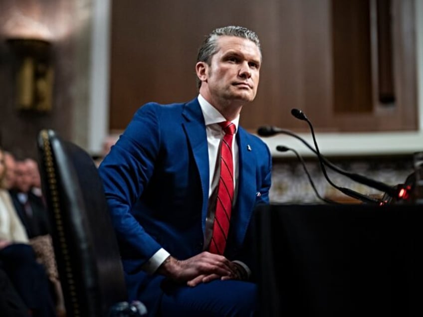 Washington, DC - January 14 : Pete Hegseth, President-elect Donald Trump's choice to be De