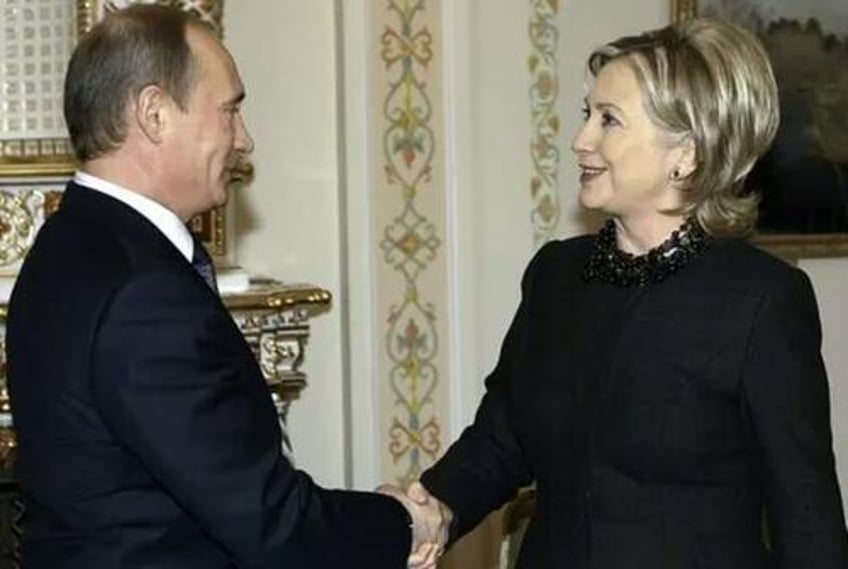 hell do it again hillary clinton claims putin will interfere in 2024 election