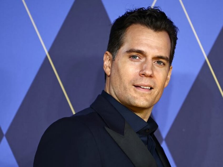 British actor Henry Cavill poses on the red carpet upon arrival to attend the world premiere of the film "Argylle" in central London on January 24, 2024. (Photo by HENRY NICHOLLS / AFP)