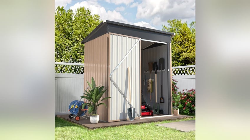 Grab a shed to store your summer gear.