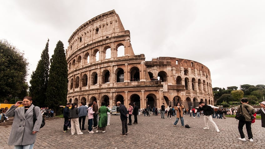 The Colosseum in Rome, Italy