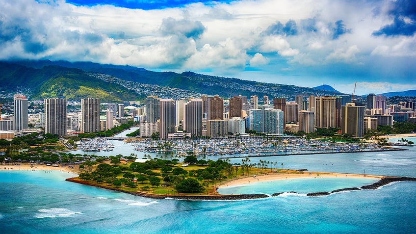 Honolulu, Hawaii coast