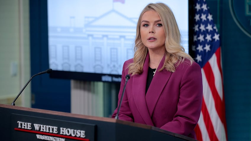 White House Press Secretary Karoline Leavitt Holds First Press Briefing Of Trump's 2nd Term