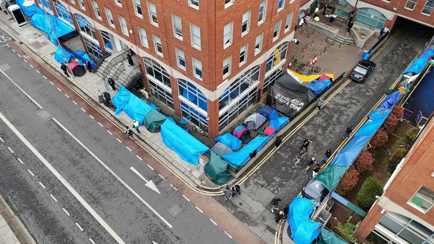 Tent city Dublin