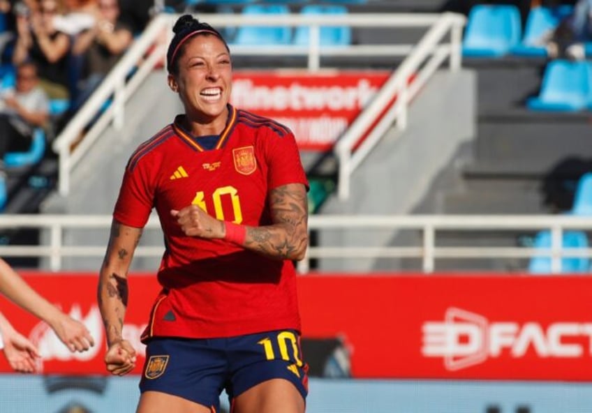 Spain forward Jenni Hermoso helped her country win the World Cup but then was forcibly kis