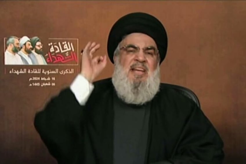 Hassan Nasrallah said his militant Hezbollah group allied with Hamas will make Israel pay