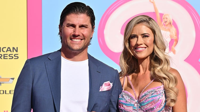 Christina Hall walks red carpet at Barbie premiere with husband Josh