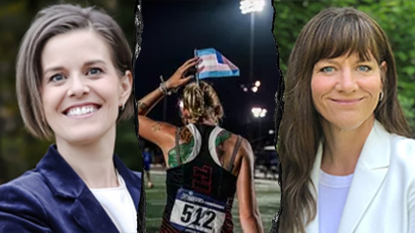 Maine state Reps. Laurel Libby, R–Bangor, left, and Katrina Smith, R–Palermo, right, pleaded with Gov. Janet Mills to change her stance on transgender sports participation, fearing it will result in the loss of hundreds of millions of dollars in federal funding.