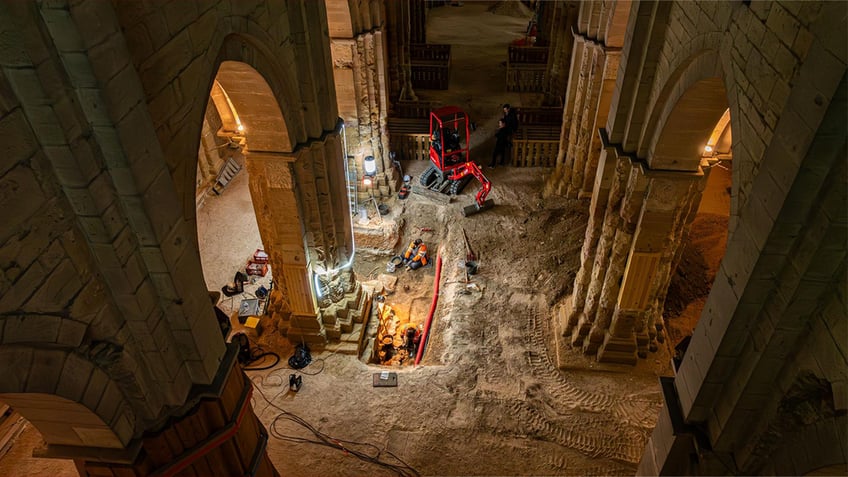 french burial vault church