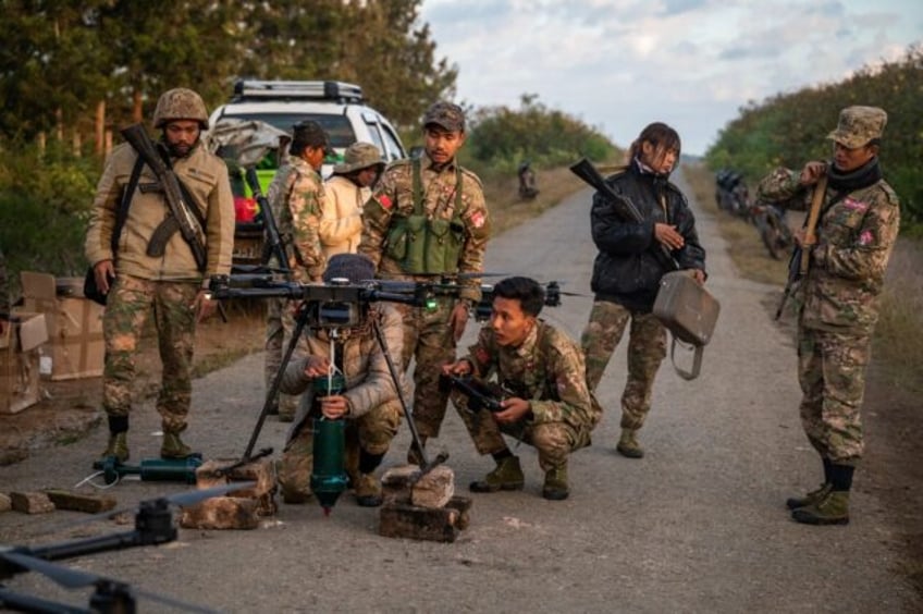 Opponents of Myanmar's junta using drones to challenge the military's dominance of the skies through its Russian and Chinese-built jets and helicopters