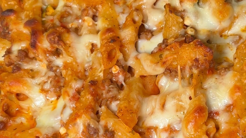 This is a closer look at Ann Marie Lawrence's high-protein baked ziti.