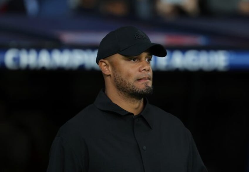 Bayern Munich coach Vincent Kompany is in his first season at the club