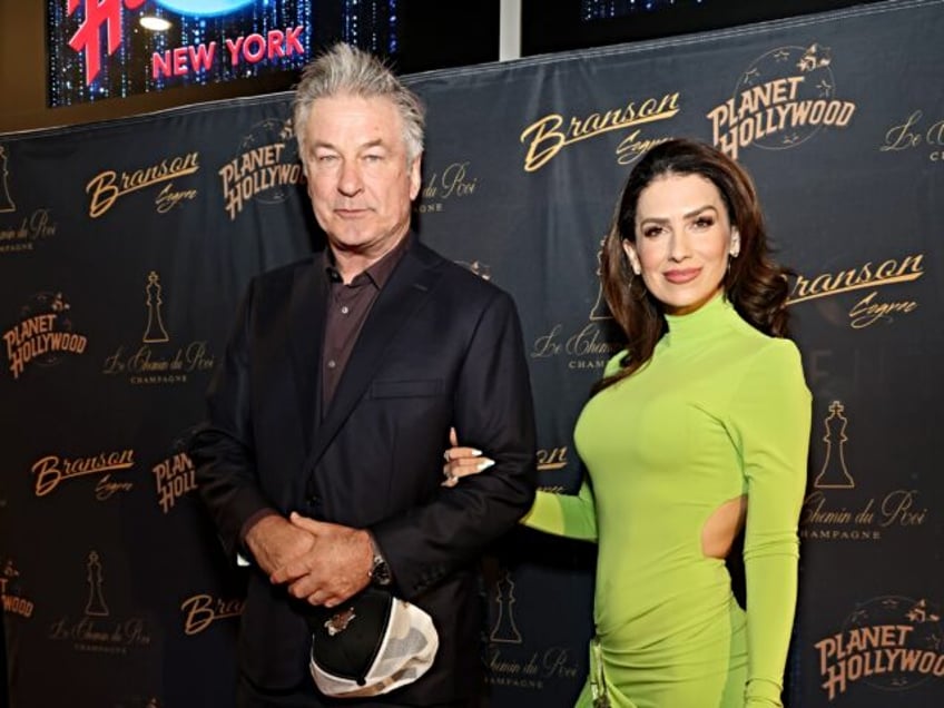 NEW YORK, NEW YORK - MARCH 11: (L-R) Alec Baldwin and Hilaria Baldwin attends the Grand Op