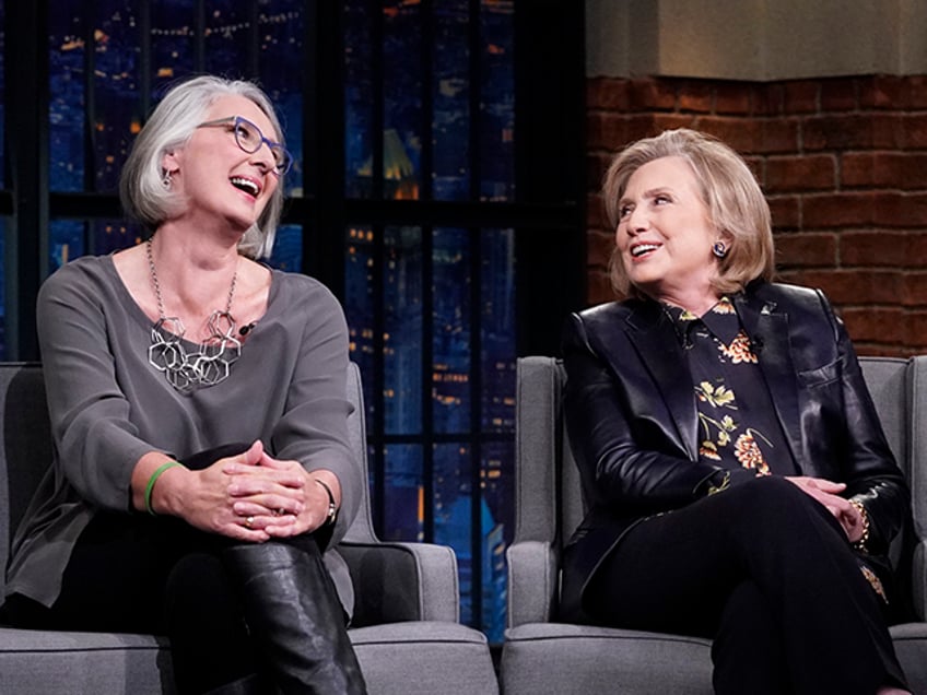 LATE NIGHT WITH SETH MEYERS -- Episode 1206A -- Pictured: (l-r) Author Louise Penny and fo