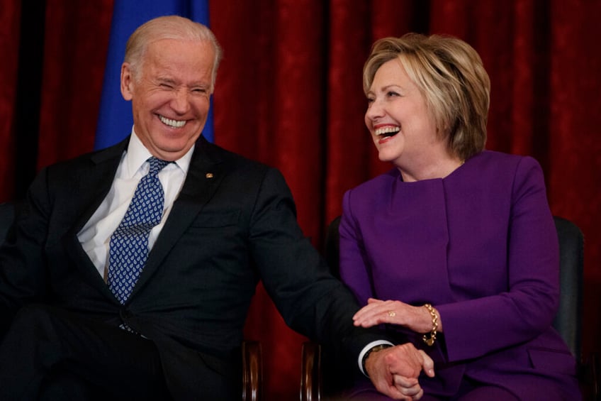 hillary clinton swoons over wise and decent biden ahead of trump debate