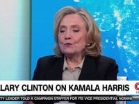 Hillary: Election Between ‘Dark, Dystopian’ Trump,  ‘Level of Energy, Even Joy’ in Kamala