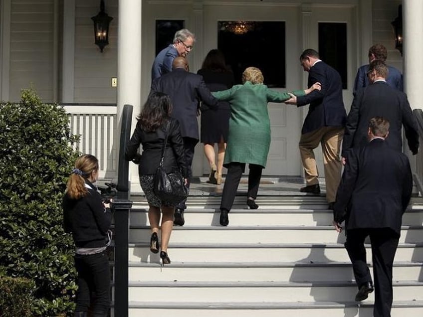 hillary says she couldnt even get up after exhausting convention